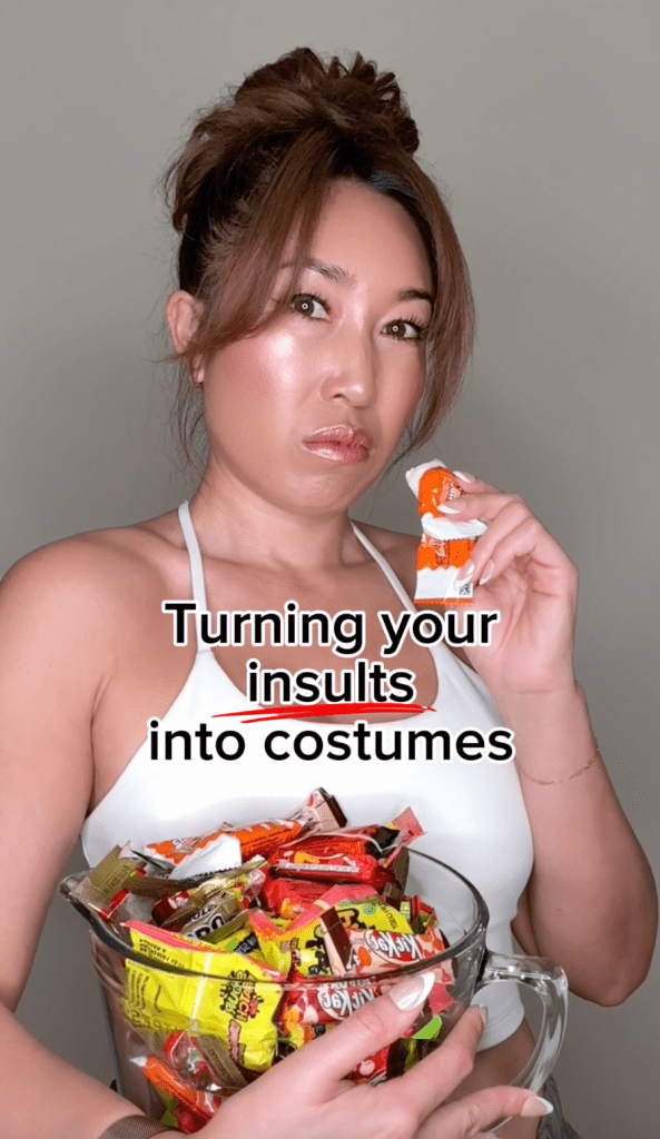 turning insults into halloween costumes