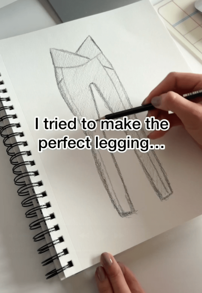 cassey ho popflex sketch the perfect legging crisscross hourglass